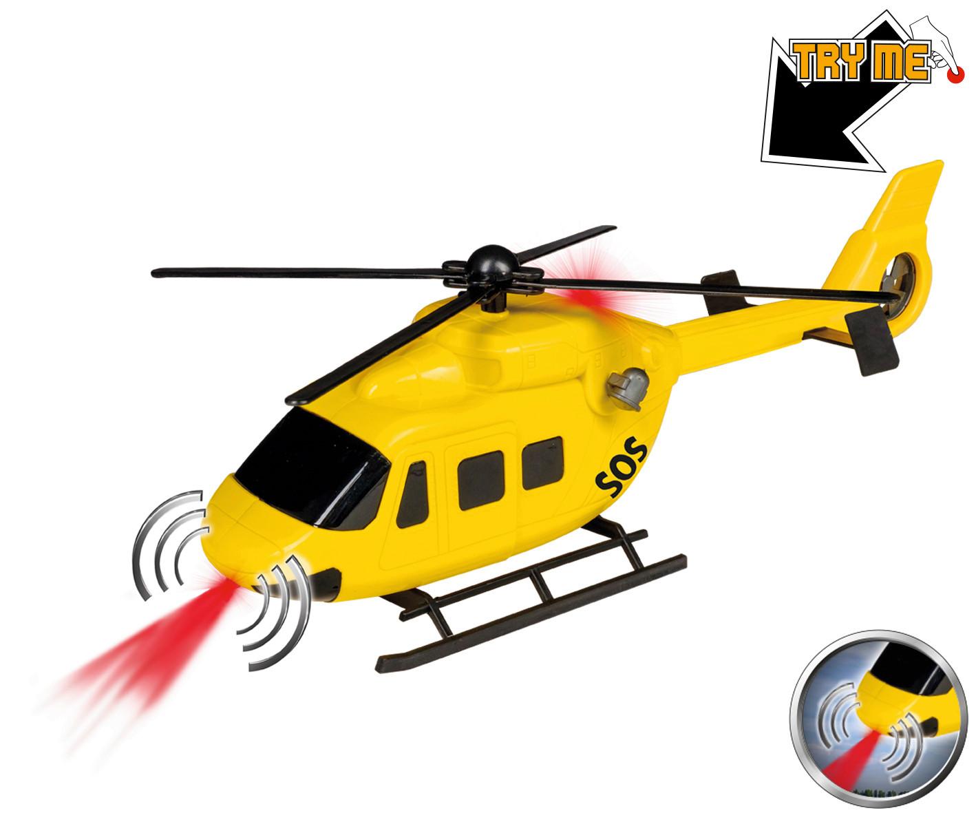 Hubschrauber Max - Gelb, Basics, Kunststoff (30 cm/15 cm/11 cmcm)