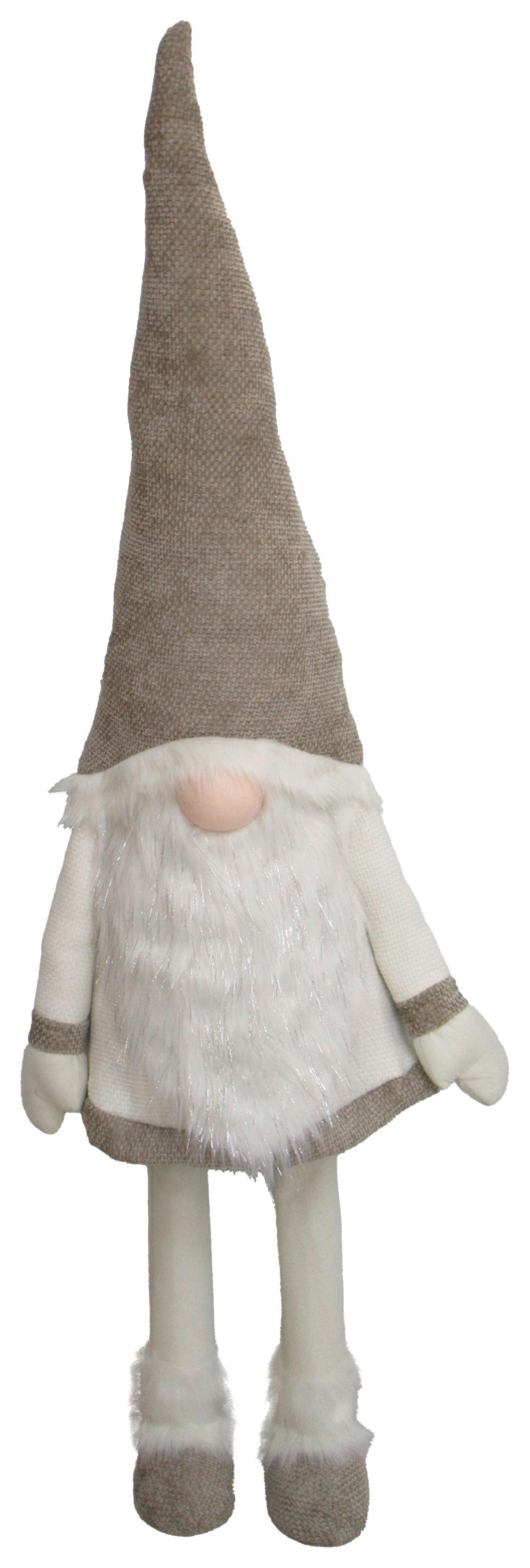 Skřítek MUD - bílá/světle hnědá, Konvenční, kov/textil (56/170/40cm) - Mömax