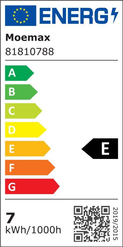 LED žárovka E27, 7W - čiré/barvy hliníku, kov/sklo (6/10,6cm) - Mömax