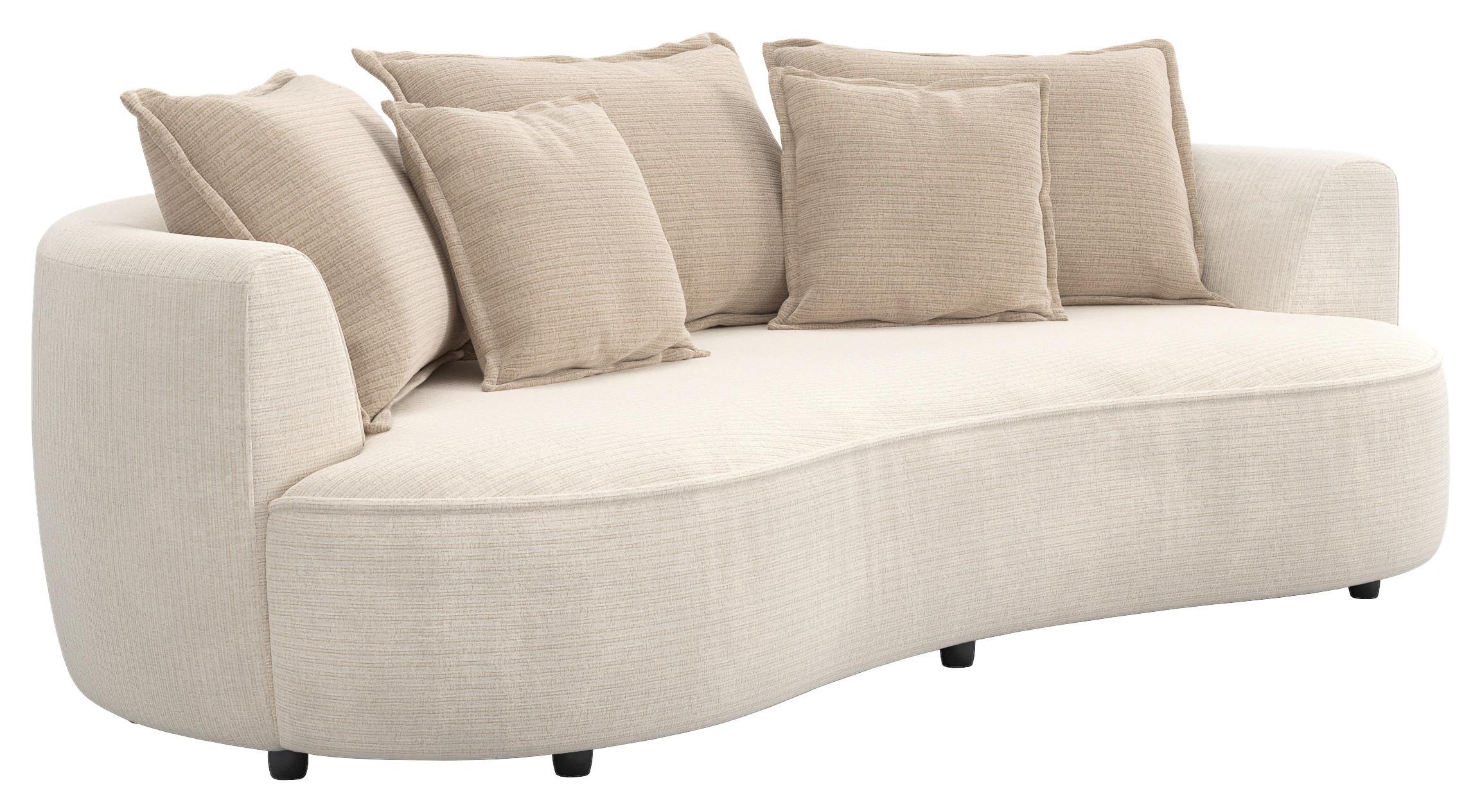 Mega Kanapé Levi - bézs, Lifestyle, textil (229/66/115cm)