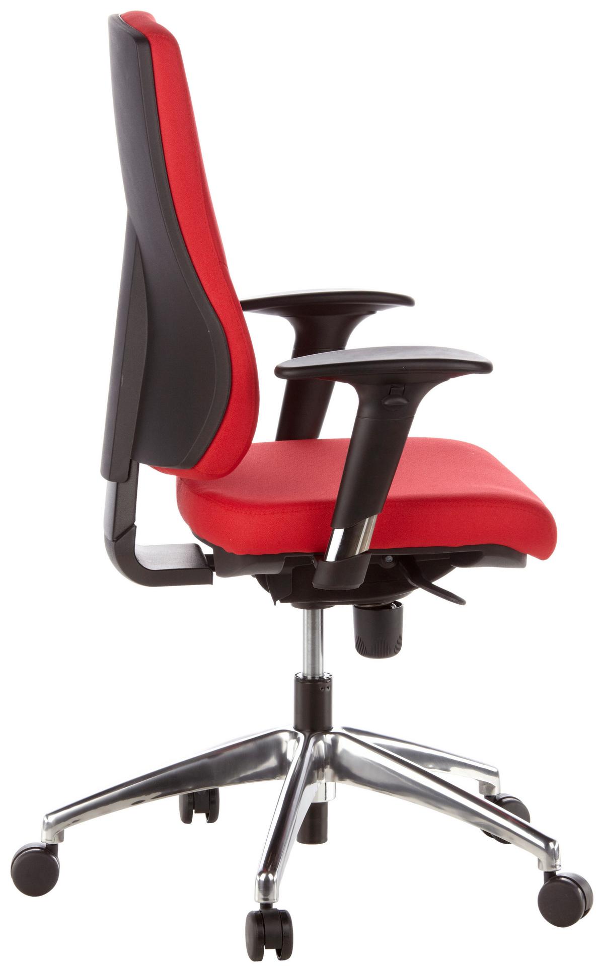 Drehstuhl Pro-Tec 200 Rot - Rot, MODERN, Kunststoff/Textil (60/126/45cm) - MID.YOU