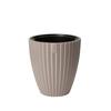 Obal na květináč MIRA 30 - šedohnědá, Konvenční, plast (29,0/32/29,0cm) - Mömax