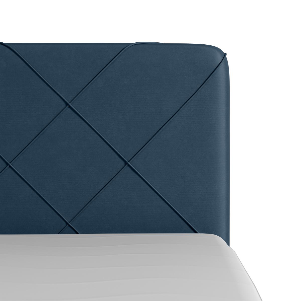 Boxspringbett mit Bettkasten Cordoba 180x200 cm Blau - Blau/Schwarz, MODERN, Holz/Kunststoff (180/200cm) - MID.YOU