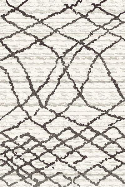 Tkaný Koberec Spinne 3, 160/230cm - krémová/antracitová, Konvenční, textil (160/230cm) - Modern Living