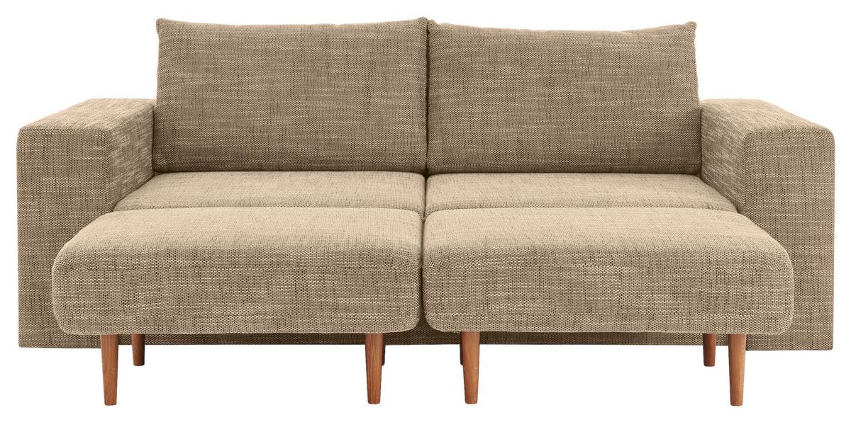 3-sitzer-sofa Looks V-1 - Eichefarben/Beige, Design, Textil (212/96/107cm) - LOOKS by W.Joop
