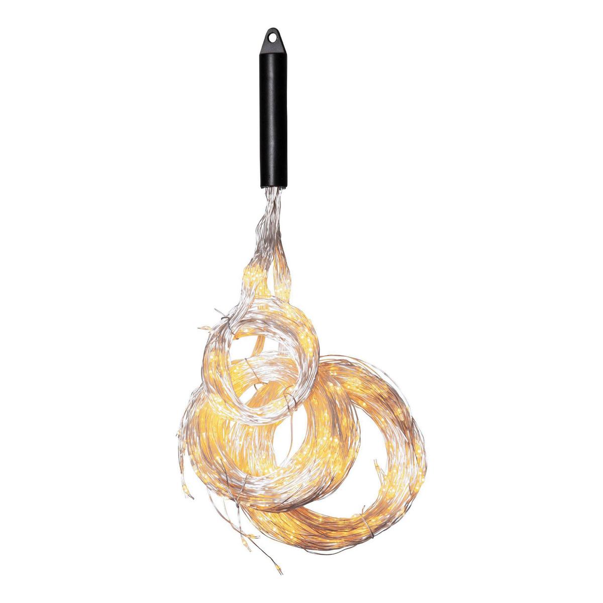 Lichterkette 411325 Led-Lichterkette - Transparent/Silberfarben, Basics, Kunststoff/Metall (300cm) - Eglo