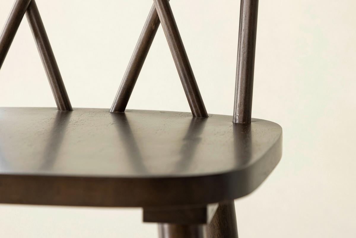 STUHL Mollöström, Mokka B: 43 cm - Mokka, MODERN, Holz (43/90/44cm) - Livetastic