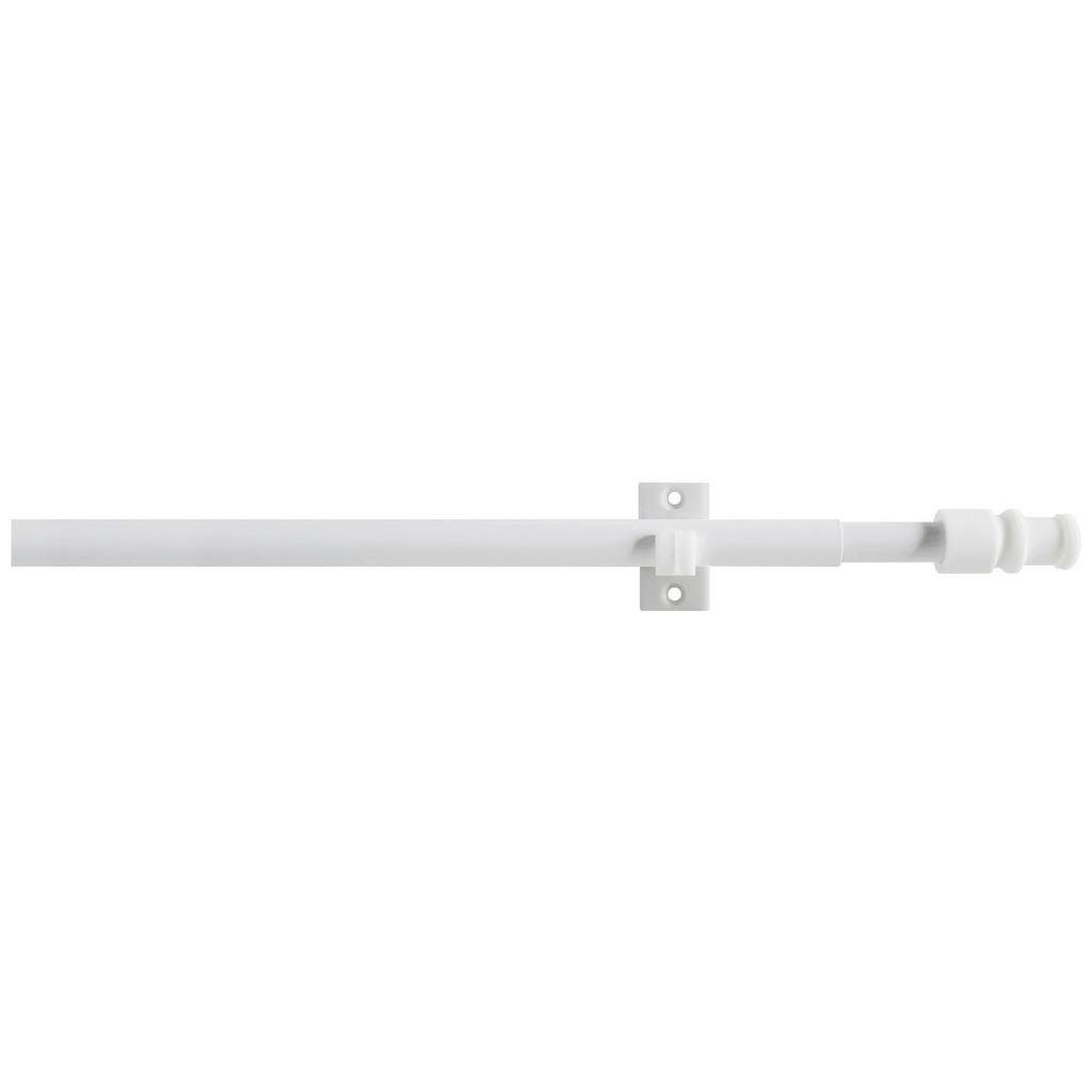 Vitragenstange Weiß L: 55-85 cm