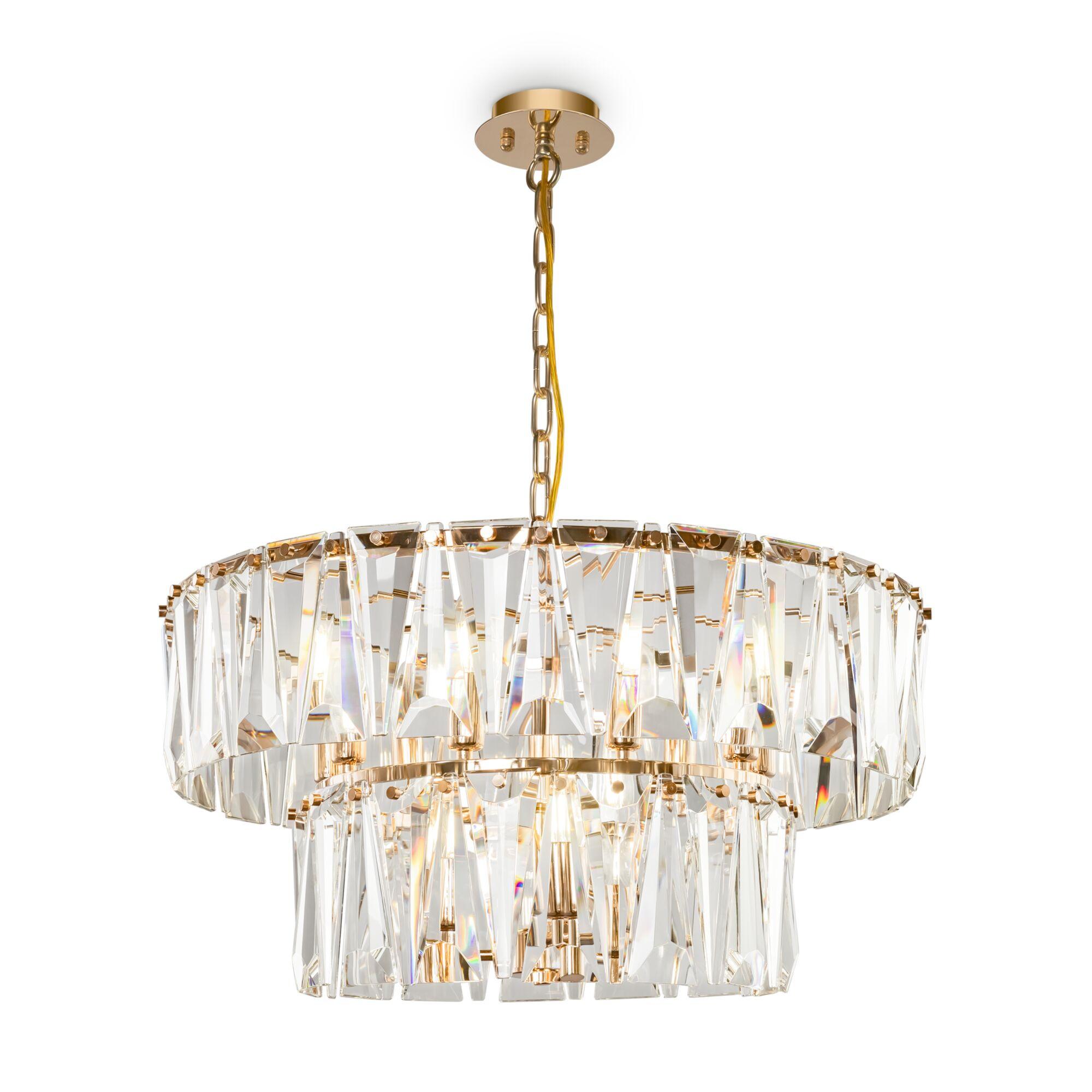 Pendelleuchte Puntes - Goldfarben, Trend, Metall (68/37/68cm) - MAYTONI