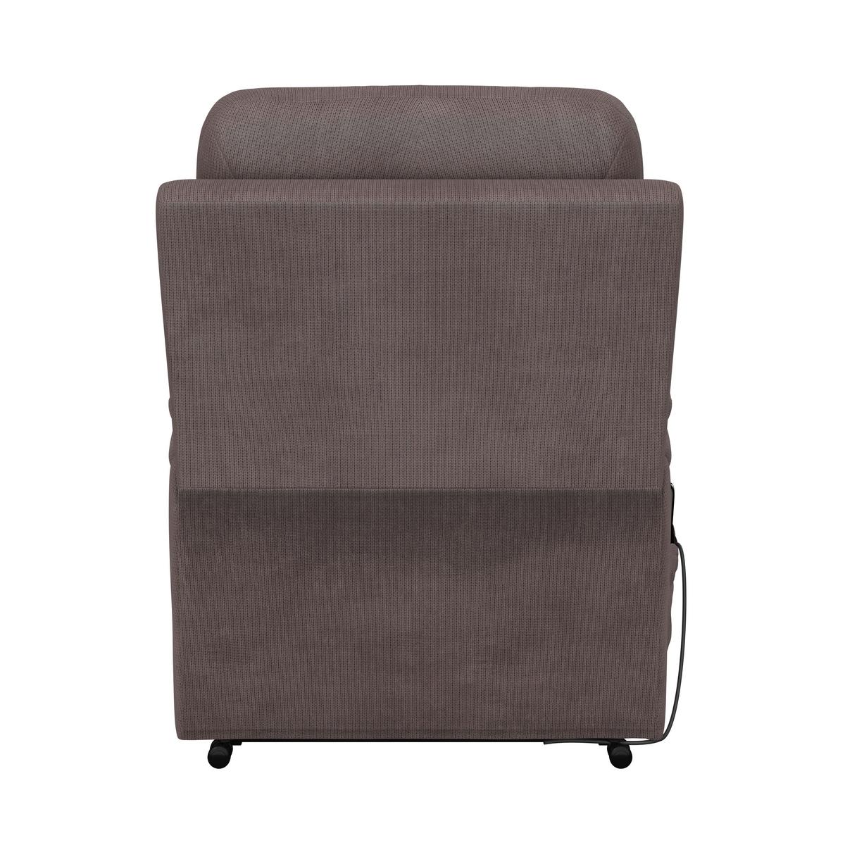 Relaxsessel Mario Webstoff braun, B: 89 cm - Schwarz/Braun, MODERN, Textil/Metall (89/107/94cm) - James Wood