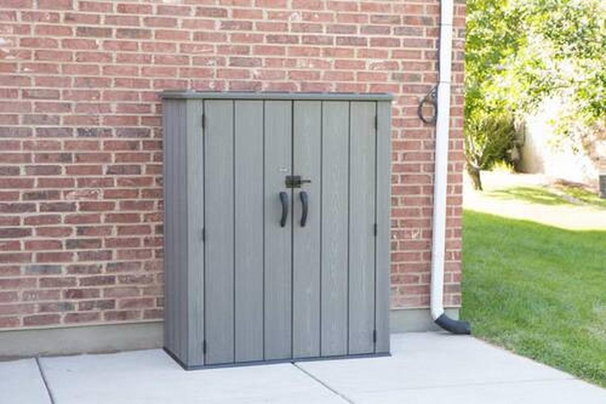 Werkzeugschrank 136x172x70 Cm Kunststoff - Naturfarben/Grau, Basics, Kunststoff (136/172/70cm)