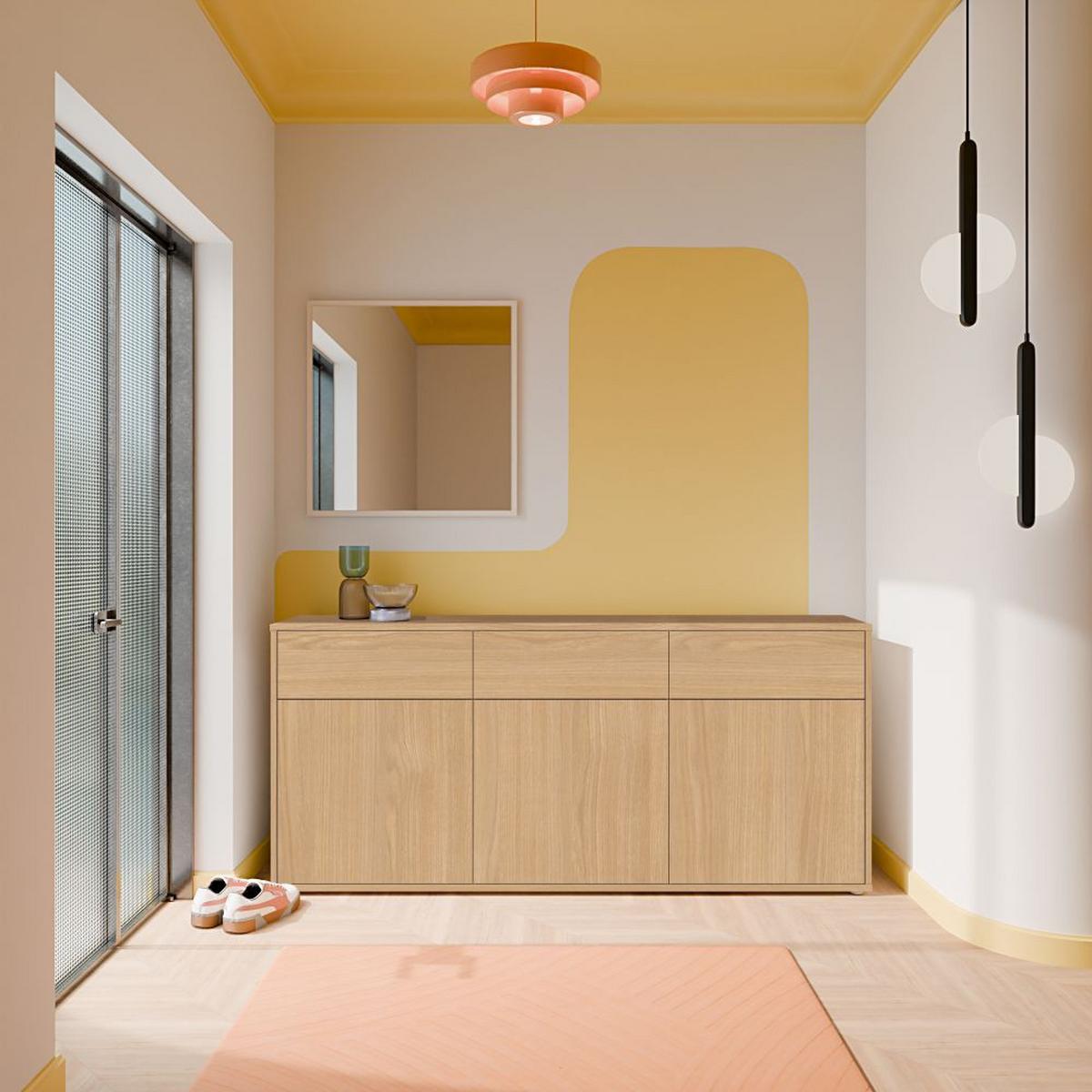 KOMODA ALICE SPRINGS - farba duba, Modern, kompozitné drevo (184,2/83,1/41,5cm)