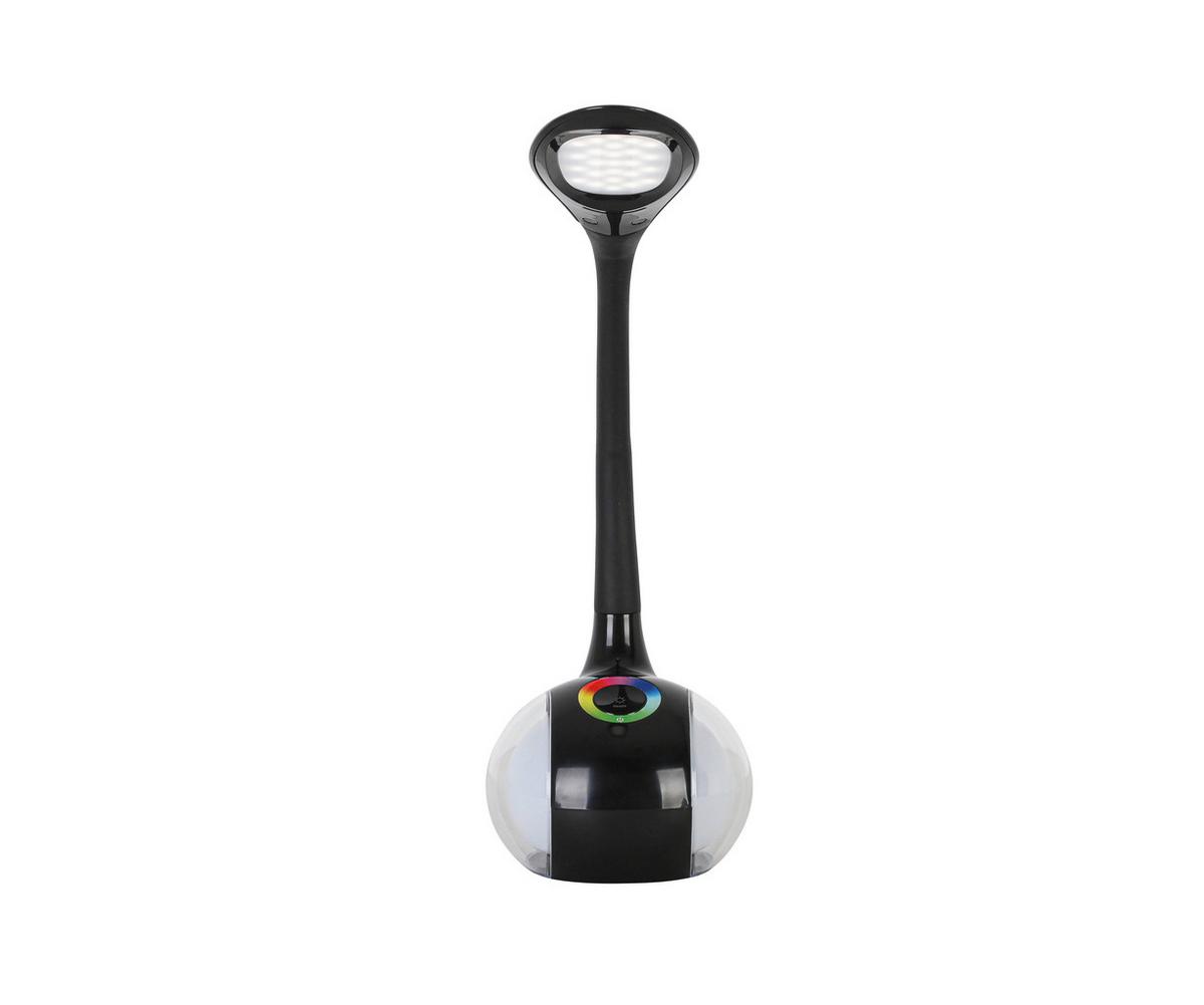 LED LAMPA NA PÍSACÍ STÔL NIHAT1 - priehľadné/čierna, Modern, kov/plast (max 30/13,5/max 53cm) - Mömax