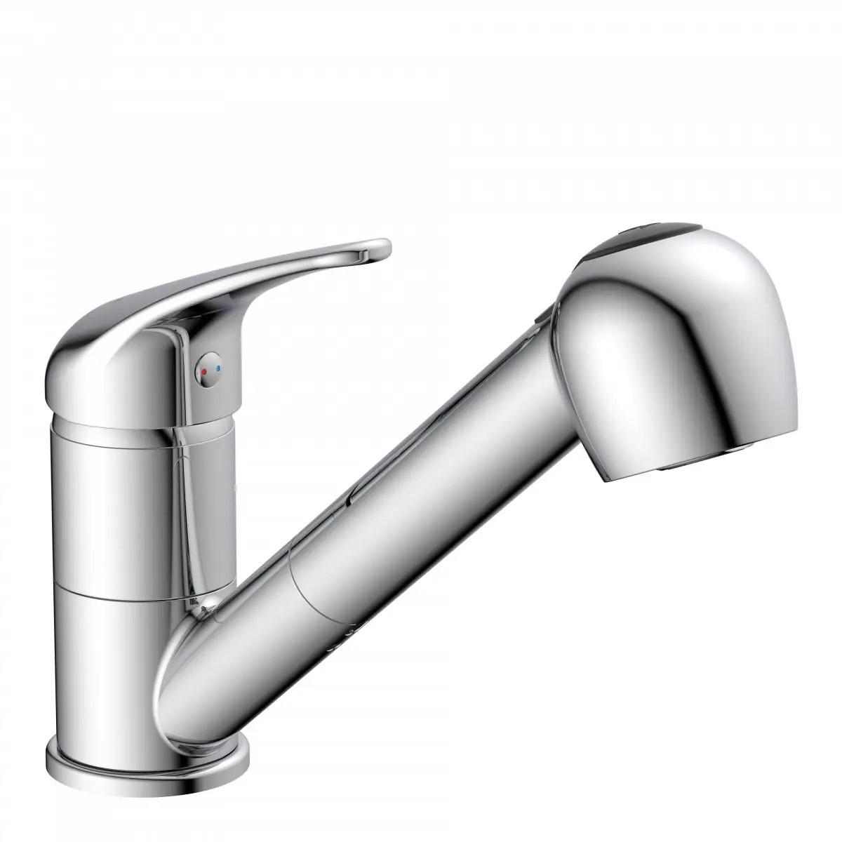 Küchenarmatur Supra Chrom Schwenkbar Hochdruck - Chromfarben, Trend, Kunststoff/Metall (5,0/17,0/25,0cm) - Schütte