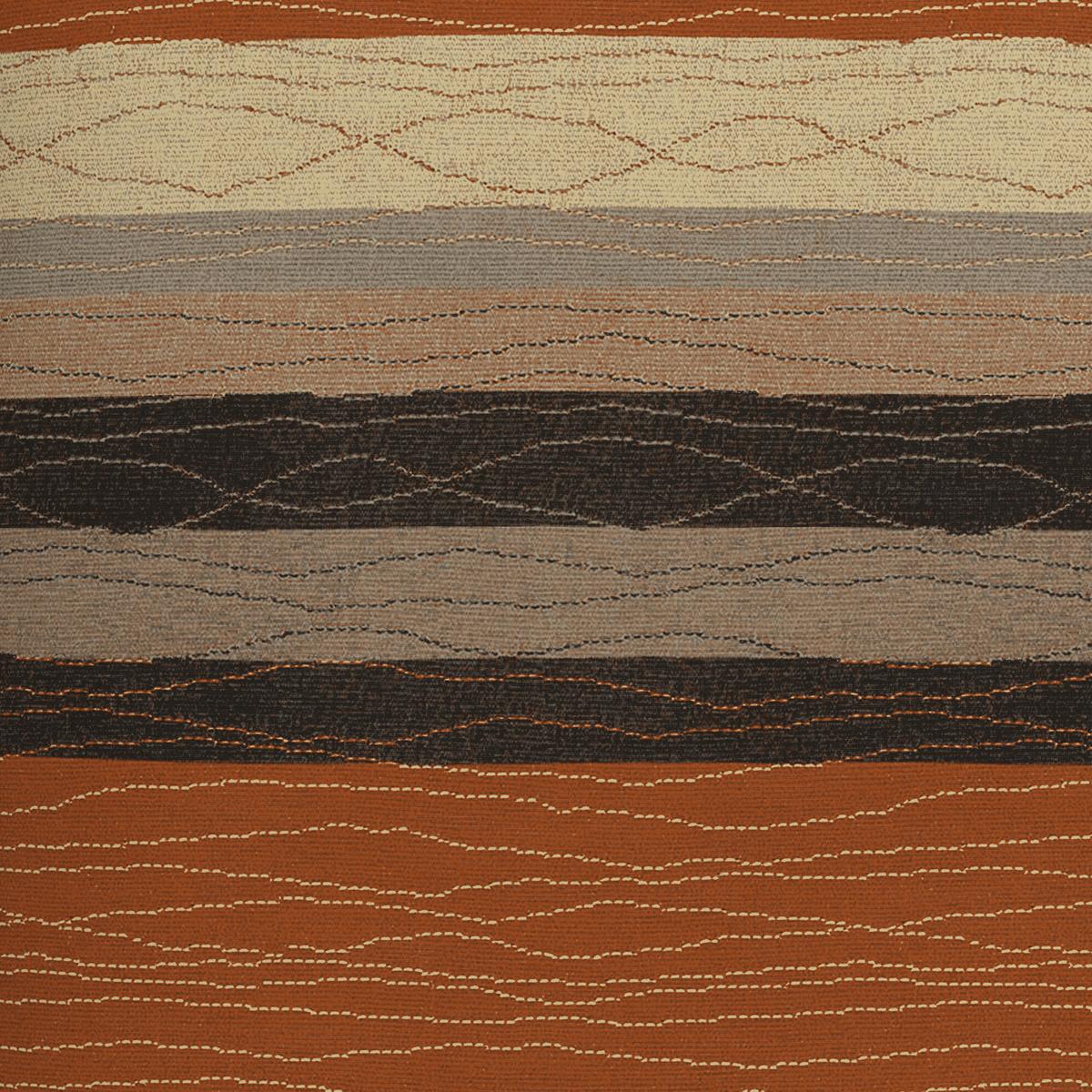 Renforcé Bettwäsche 140x200 cm Petra Orange Streifen - Orange, ROMANTIK / LANDHAUS, Textil - James Wood