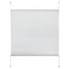 Plissee Solid Crash Weiß B:80 cm, ohne Bohren/Verspannt - Weiß, Basics, Textil (80/220cm)