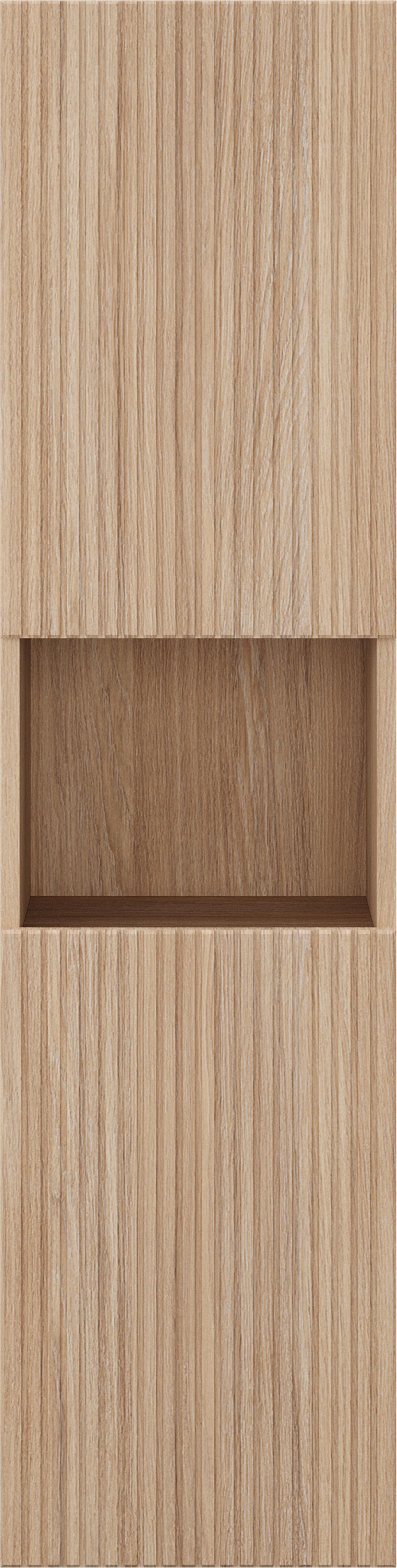 Seitenschrank Andora Eichenfarben B: 33 cm - Eichefarben, MODERN, Holzwerkstoff (33/130/33cm) - Stylife