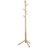 Šatní stojan BREMEN - přírodní barvy, Trend, dřevo (51/176/45cm) - MID.YOU