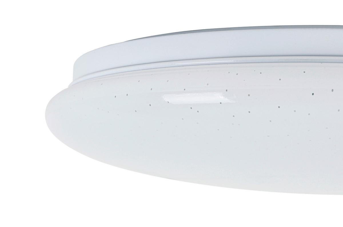 STROPNÉ LED SVIETIDLO ISKRI - biela, Modern, kov/plast (33/6,5cm) - Mömax