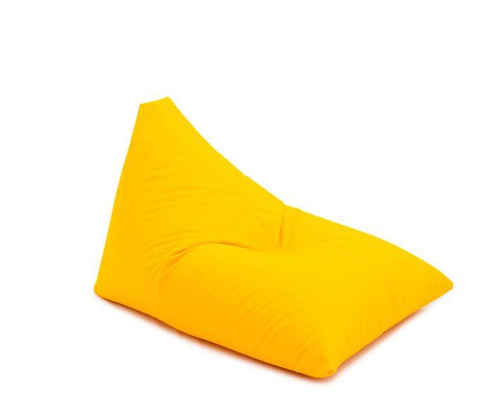Sitzsack Relax Lounger Joker Gelb, Polystyrol-Füllung - Gelb, Basics, Textil (130/40/170cm) - Ondega