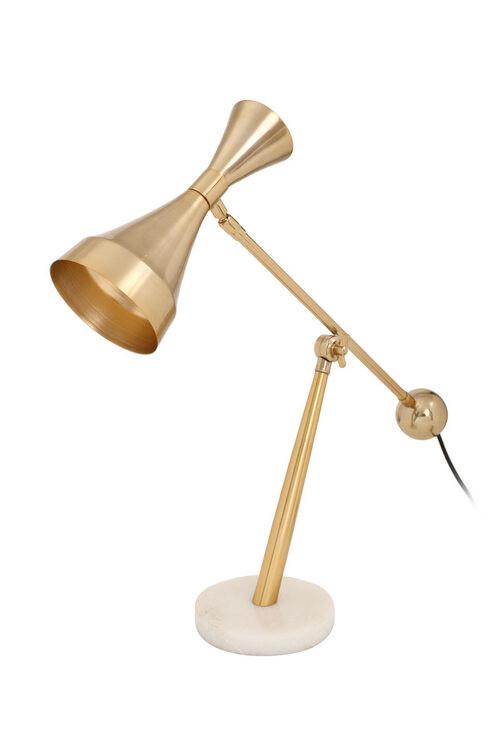 Tischlampe Cosima Goldfarben - Trend (16/65cm) - Kayoom
