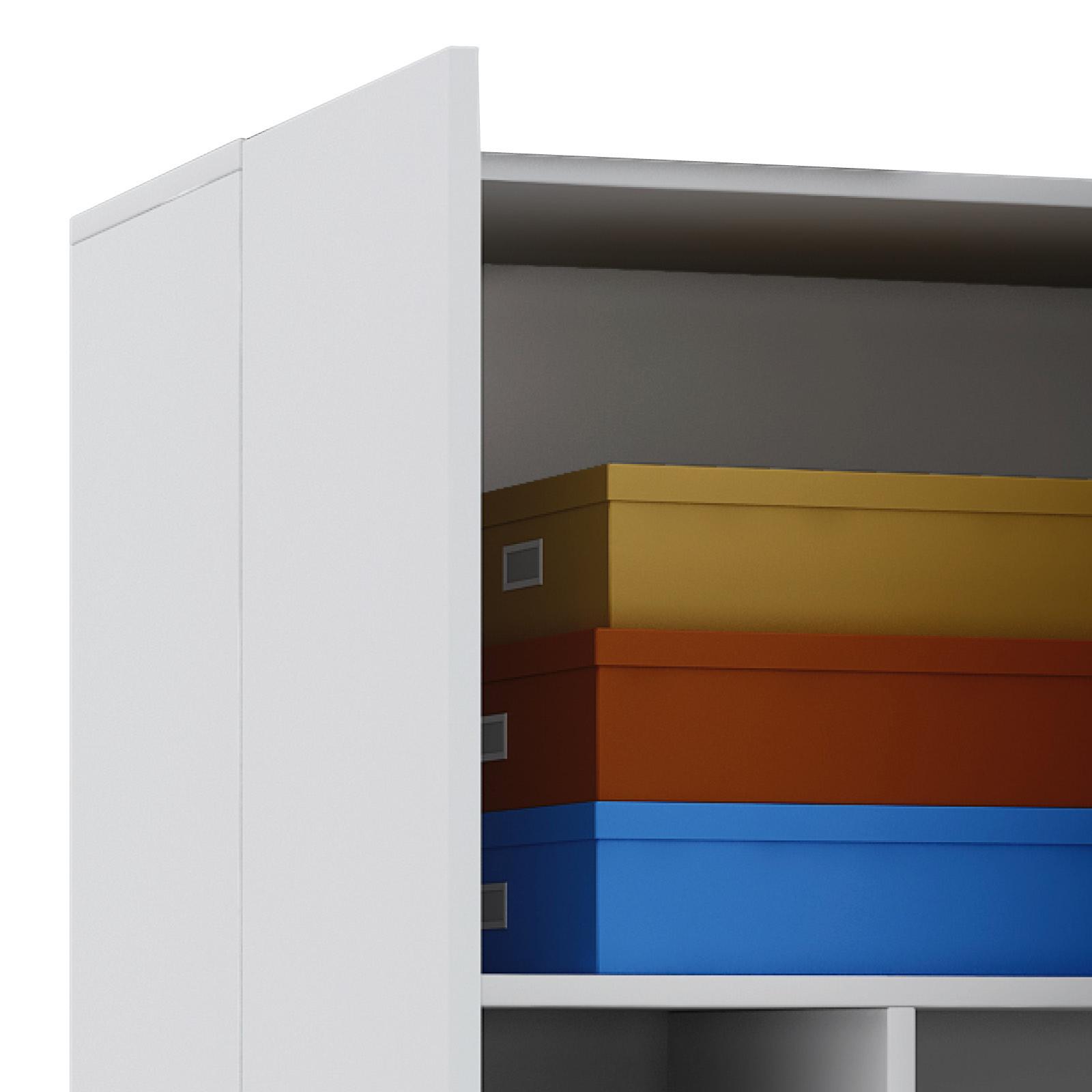 Mehrzweckschrank Vandool Weiß BxH: 70x178 cm - Weiß, Basics, Holzwerkstoff (70/178/40cm) - MID.YOU