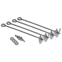 Trampolin A030.077.00 - Grau, KONVENTIONELL, Metall (22/13/18cm) - Ambia Garden