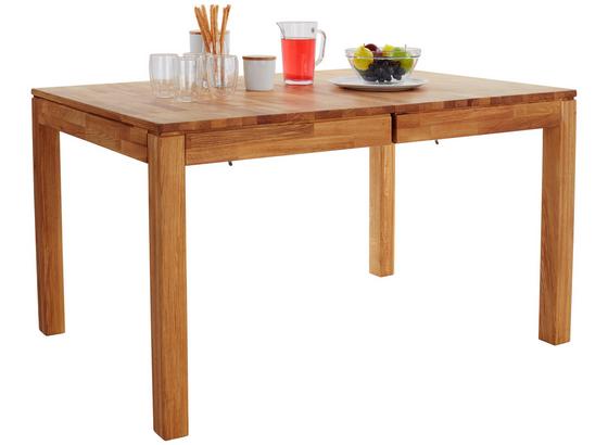 esstisch massiv ausziehbar eiche, ausziehbarer esstisch nepal 140cm eiche massiv natur online kaufen, Design ideen