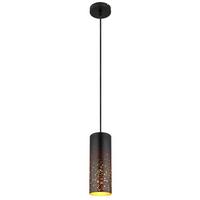 Hängeleuchte 21005h - Goldfarben/Schwarz, Design, Metall (10/150cm) - Globo