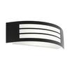 Außenwandleuchte 75422 Leiros Schwarz/Weiss - Schwarz/Weiß, Basics, Kunststoff/Metall (31/10/9cm) - Eglo