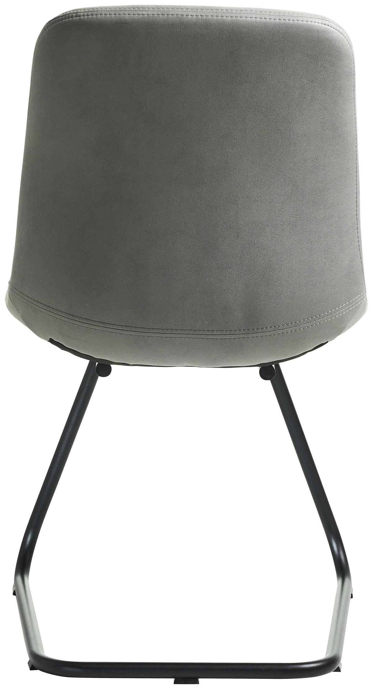 STOLIČKA SWING-CH - čierna/svetlosivá, Basics, kov/textil (51/89/61cm) - Celina Home