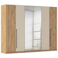 Kleiderschrank Safari B: 271 cm - Champagner/Eiche Artisan, KONVENTIONELL, Holzwerkstoff (271/229/54cm)