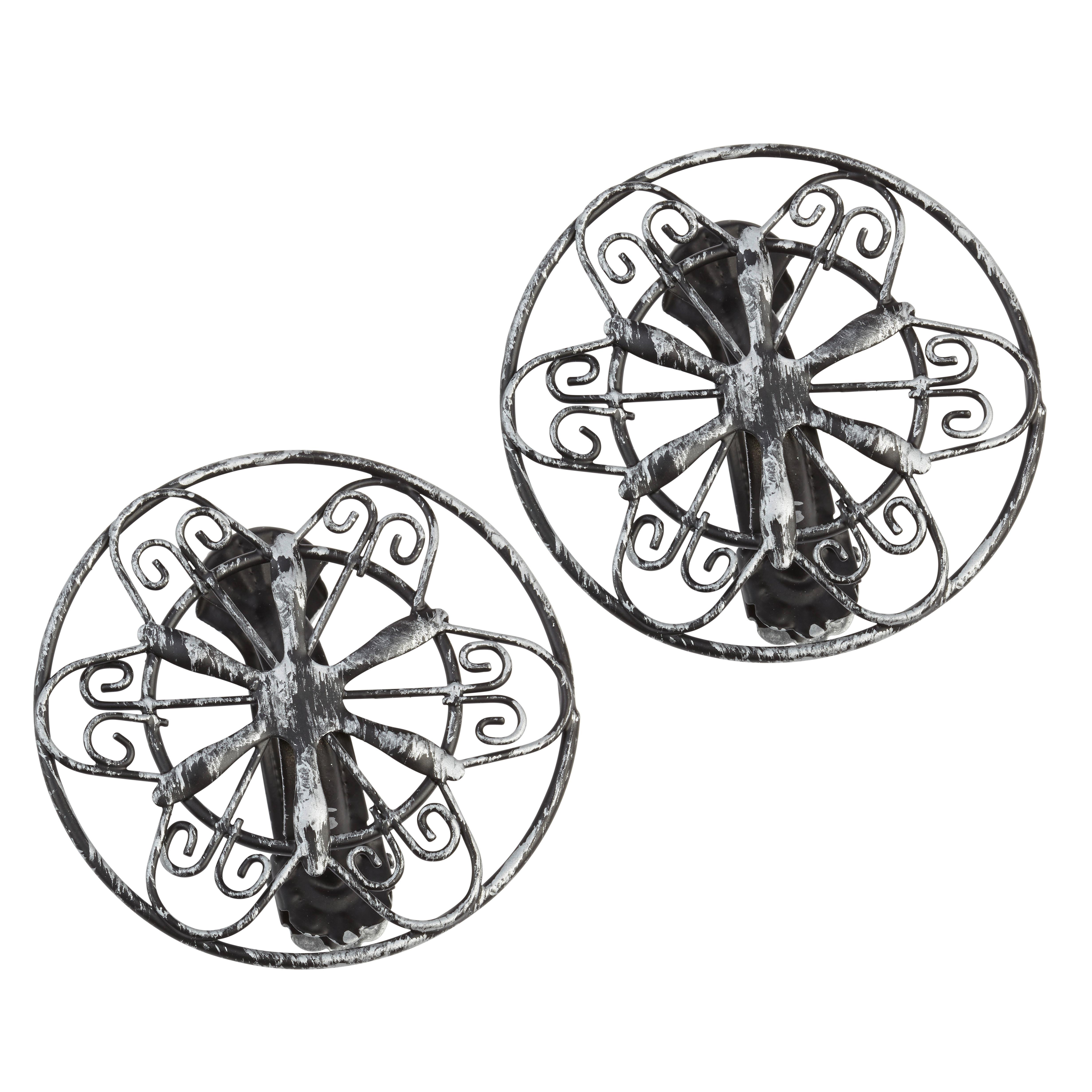 DEKORAČNÝ ŠTIPEC ANTIK - medená/krémová, kov (8,5/6,5cm) - Modern Living