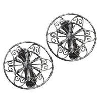 DEKORAČNÝ ŠTIPEC ANTIK - medená/krémová, kov (8,5/6,5cm) - Modern Living