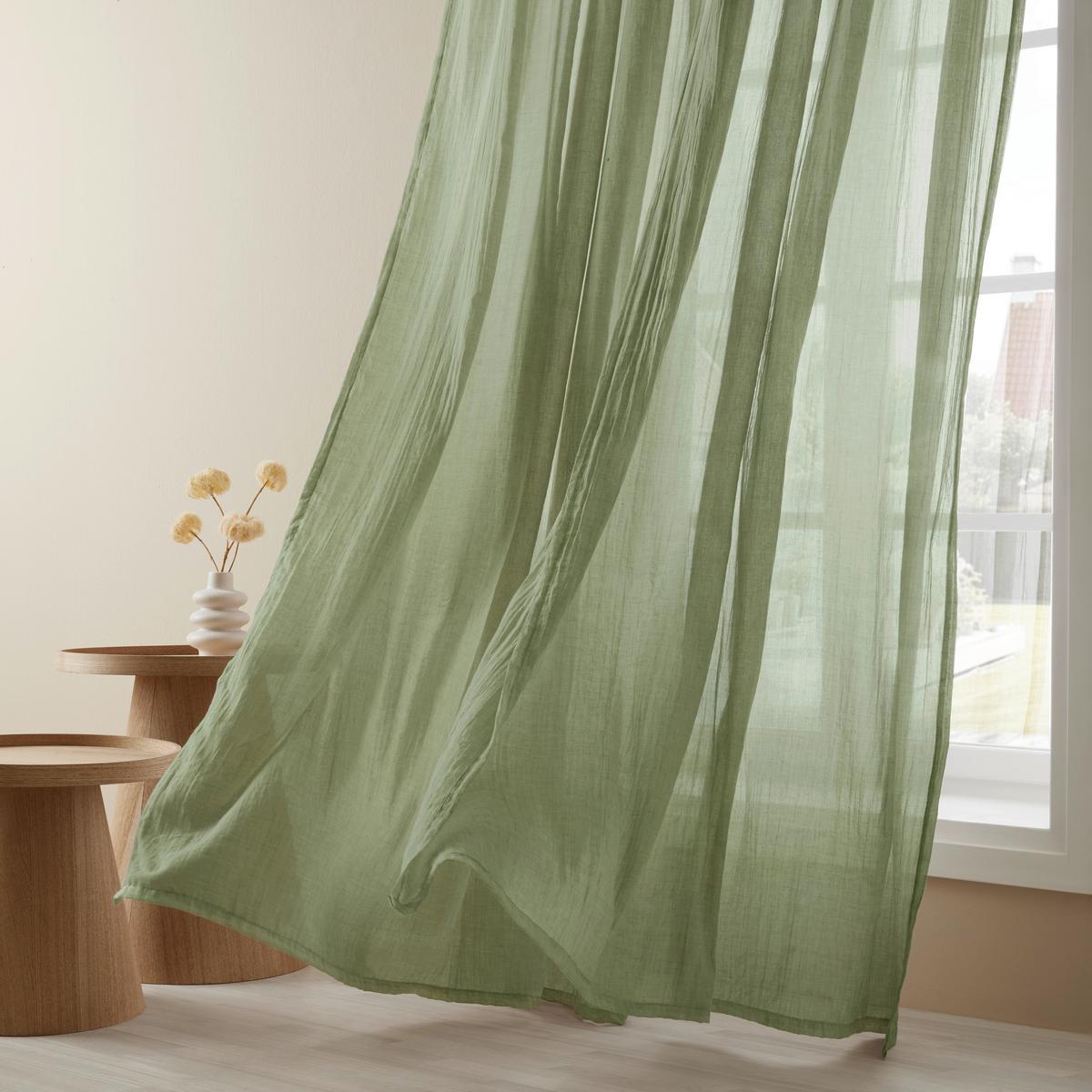 HOTOVÝ ZÁVĚS Ramona, 135/245cm, zelená - zelená, Moderní, textil (135/245cm) - Modern Living