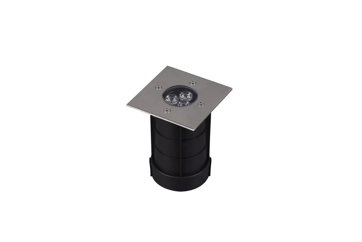 Led-außenleuchte 3 Watt Edelstahl - Nickelfarben, Basics, Metall (11/14cm) - Trio Leuchten