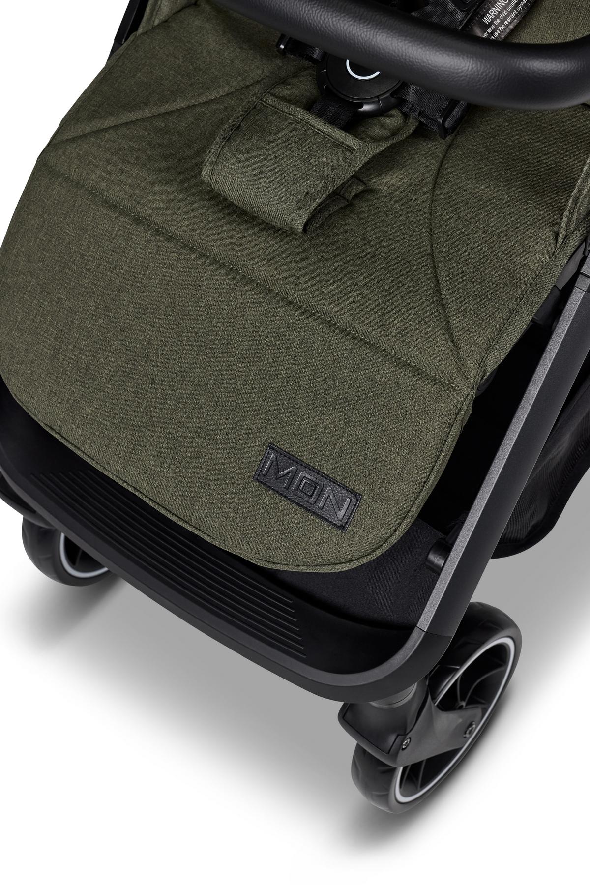 Buggy Zac - Schwarz/Olivgrün, Basics, Textil (80/55/102cm) - Moon