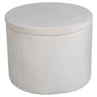 Pouf Dunken - Beige, Design, Kunststoff/Textil (51/43/51cm) - Livetastic