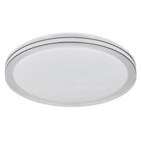 Led-deckenleuchte 41263-24 - Klar/Opal, KONVENTIONELL, Kunststoff/Metall (49/7cm) - Globo