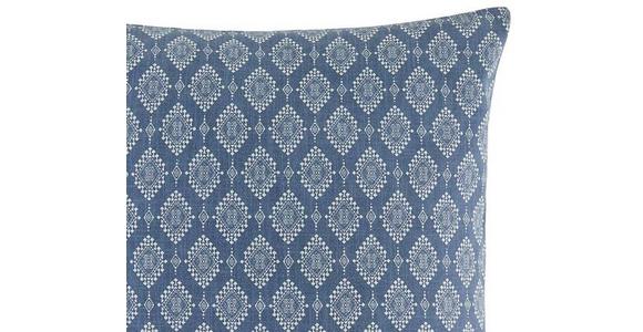Zierkissen Leticia 45x45 cm Baumwolle Blau mit Zipp - Blau, ROMANTIK / LANDHAUS, Textil (45/45cm) - James Wood