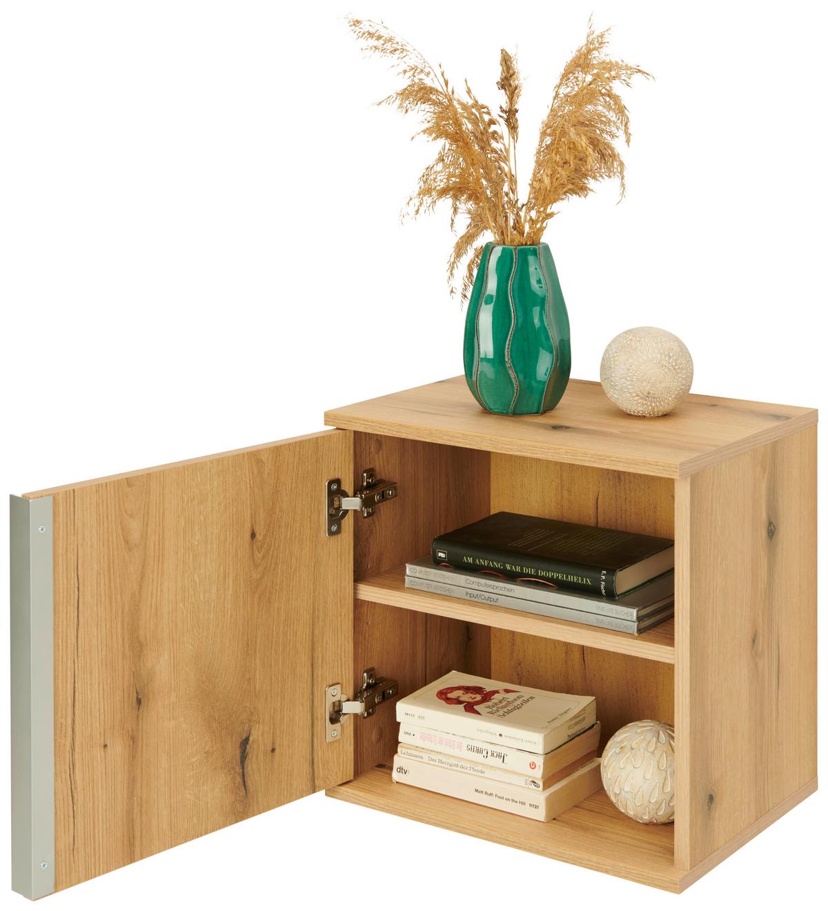 Hängeschrank Power 42,2 cm Evoke Eiche Dekor, Quadratisch - Eichefarben, MODERN, Holzwerkstoff (42,2/42,2/32cm)