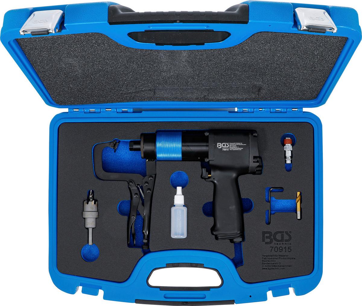 Druckluft-Schweißpunkt-Fräser 70915 - Blau/Schwarz, Basics (44,1/31,9/10,1cm)