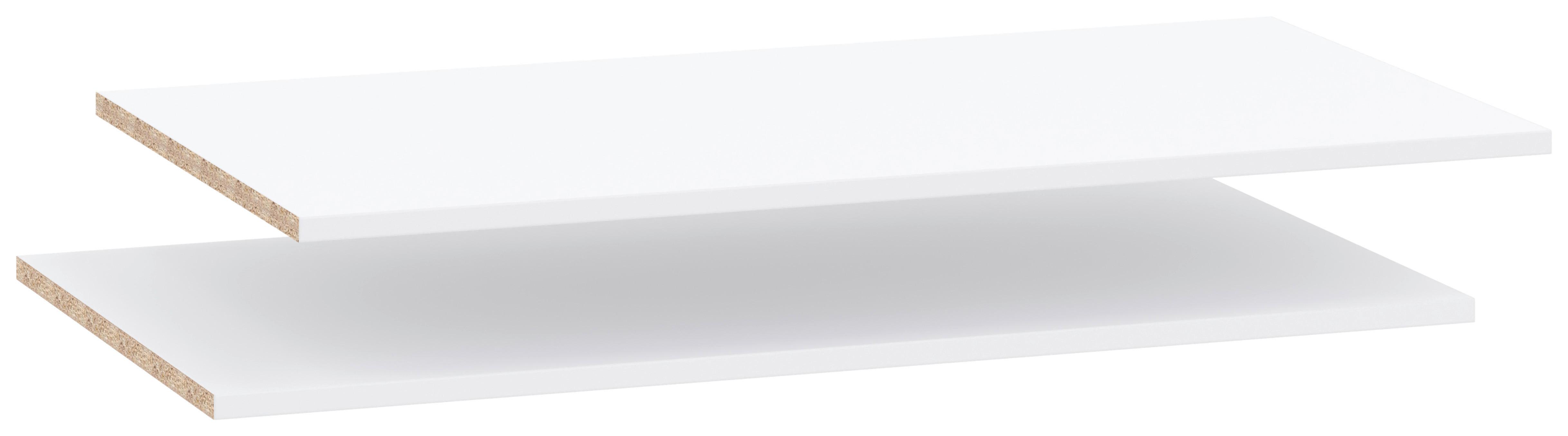 Einlegebodenset Kivo Weiß, B: 86,6 Cm - Weiß, Basics, Holzwerkstoff (86,6/48,8/1,6cm)