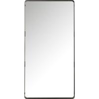 Wandspiegel Ombra Soft Schwarz - Schwarz, Design, Glas/Metall (60/120/5cm) - Kare-Design