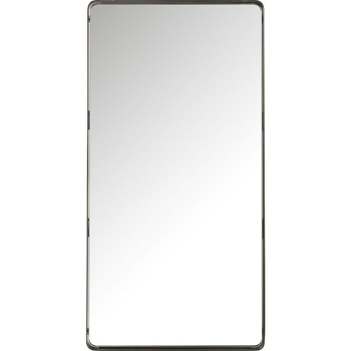 Wandspiegel Ombra Soft Schwarz - Schwarz, Design, Glas/Metall (60/120/5cm) - Kare-Design