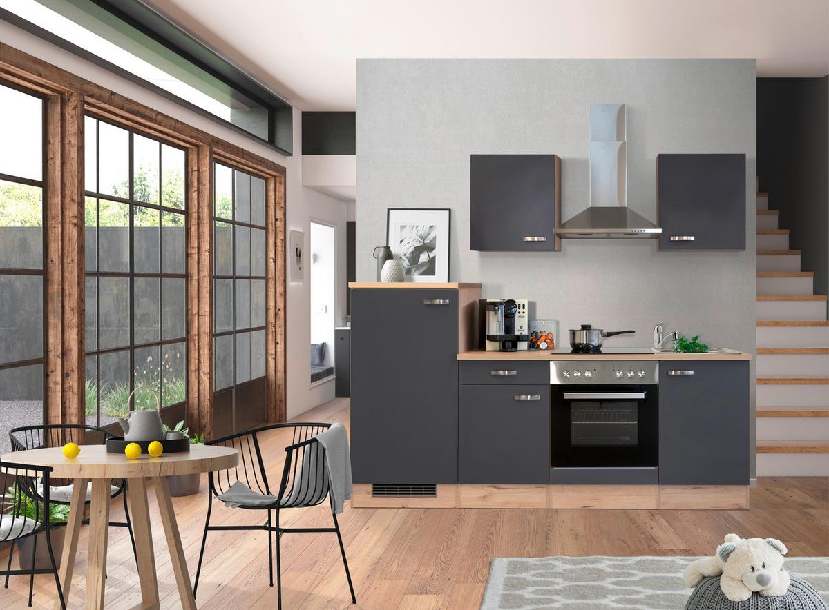 Küchenschrank mit basaltgrauer Front online kaufen
