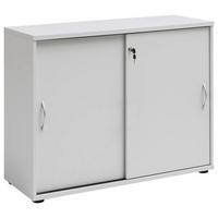 Aktenschrank Versperrbar Serie 4000 Lichtgrau B 100 Cm - Hellgrau, Basics, Holzwerkstoff (100/77,4/39,5cm) - MID.YOU