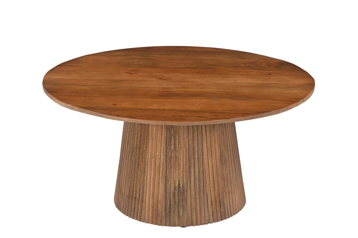COUCHTISCH Naturfarben B: 80 cm - Naturfarben, Design, Holz (80/80/38cm) - MID.YOU
