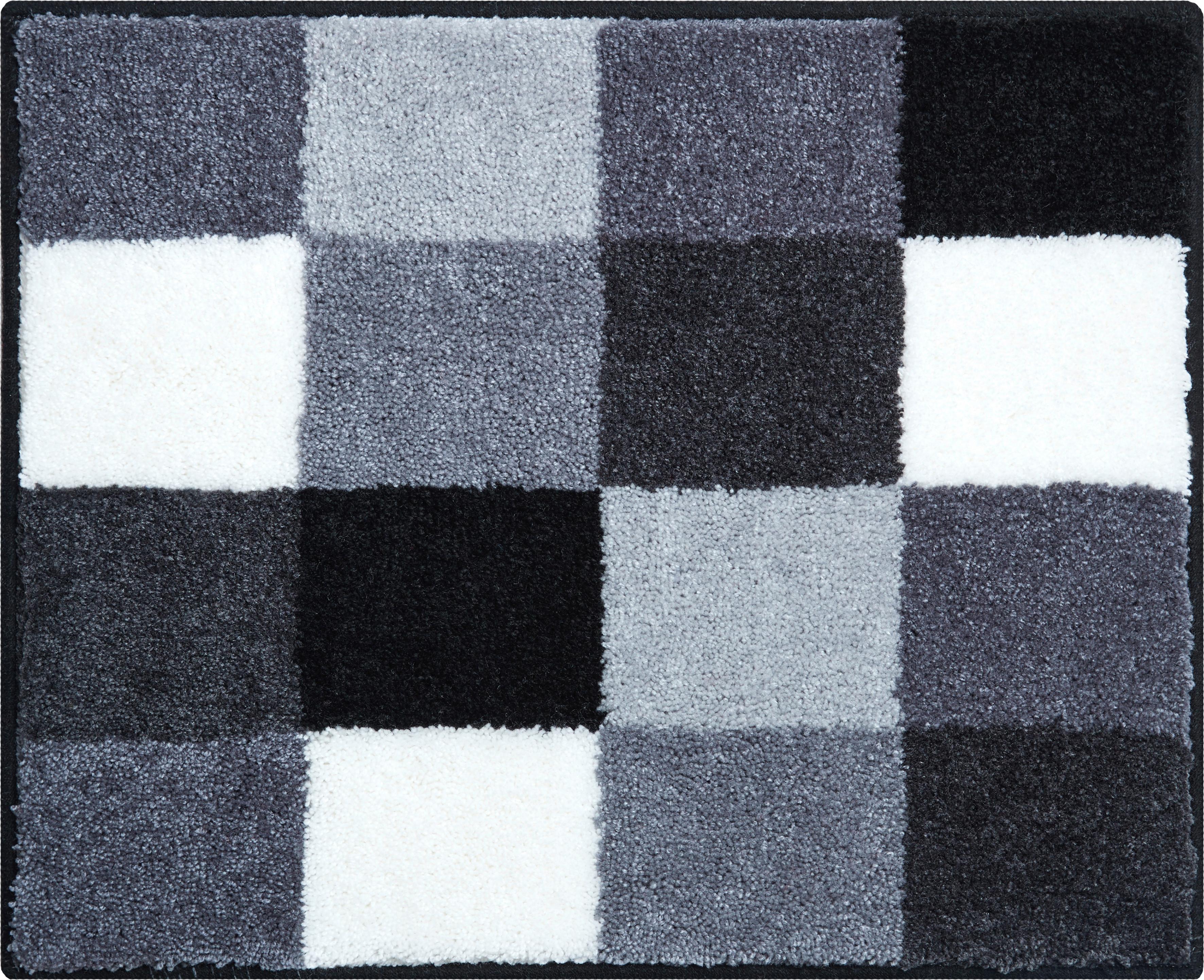 KOBERČEK DO KÚPEĽNE B2747-076001115 - čierna/sivá, Basics, textil (50/60cm) - Grund