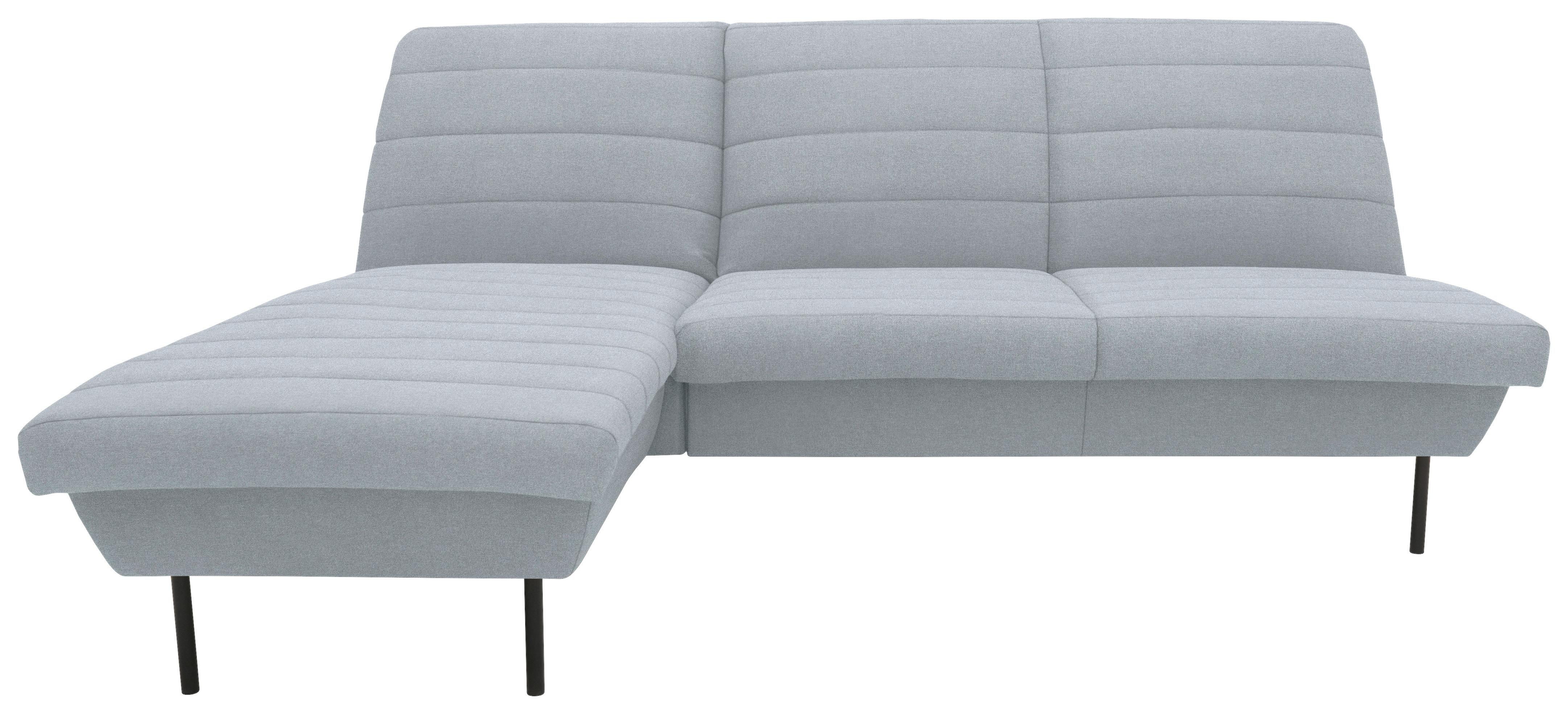 Ecksofa Looks Ix - Schwarz/Hellblau, Design, Textil (168/214cm) - LOOKS by W.Joop